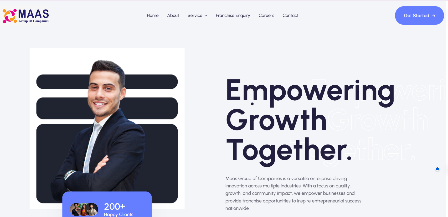 MaasGroups Corporate Site